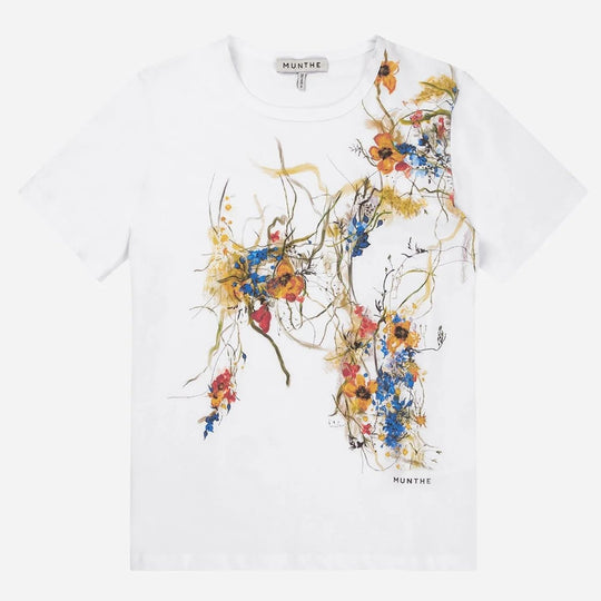 Munthe | T-shirt | Marsilea, white