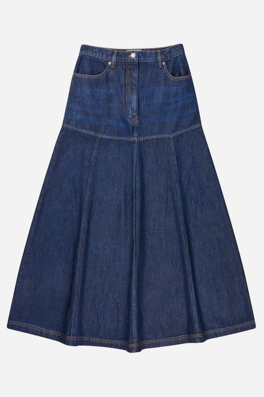 Munthe | Nederdel | Tuxya skirt, indigo