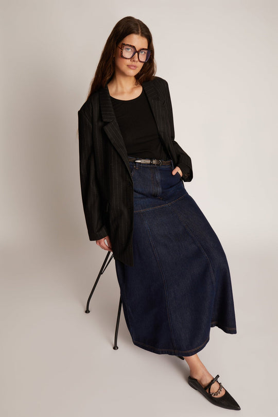 Munthe | Nederdel | Tuxya skirt, indigo