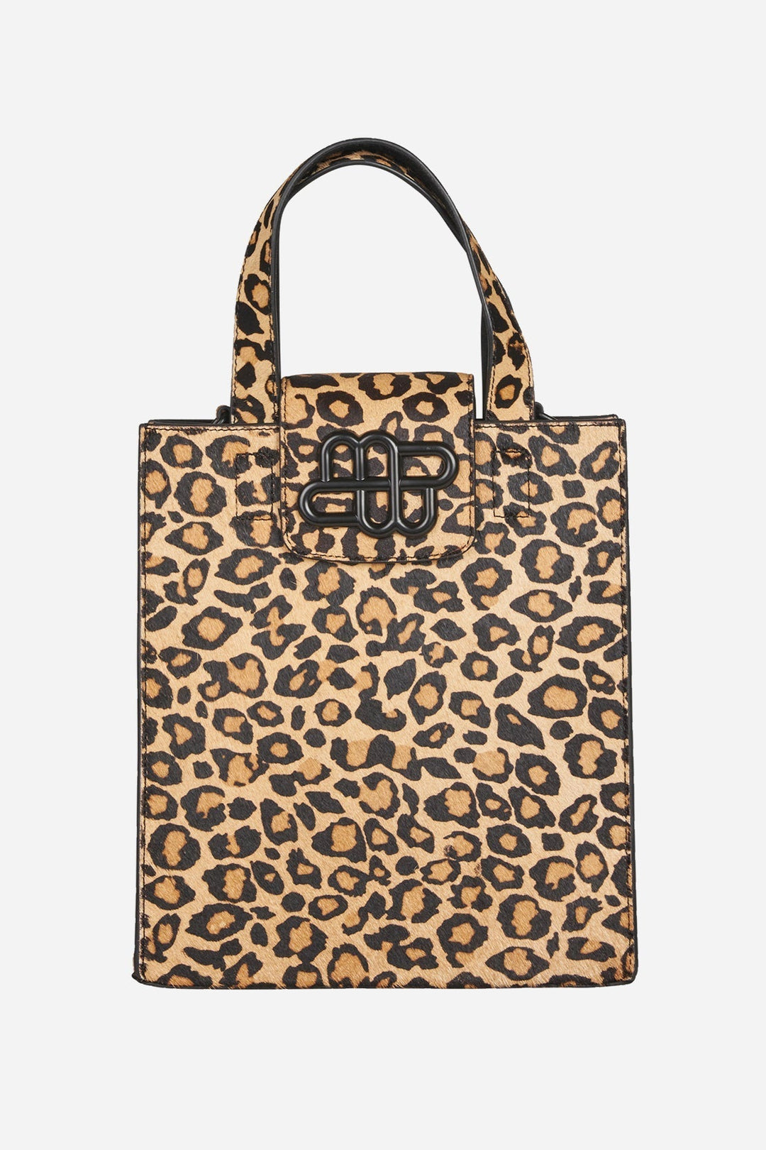 Munthe Pazzie Bag – eksklusiv leopardtaske i 100 % kolæder med MUNTHE emblem og aftagelig strop. Hver taske er unik.