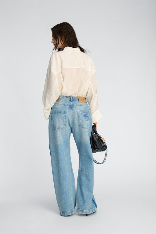Munthe Fortunato bluse i creme – alternativ visning 4