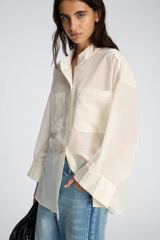 Munthe Fortunato bluse i creme