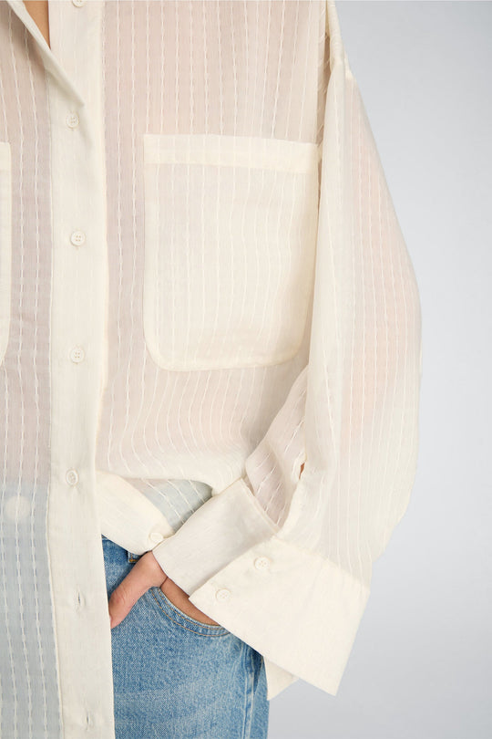 Munthe Fortunato bluse i creme