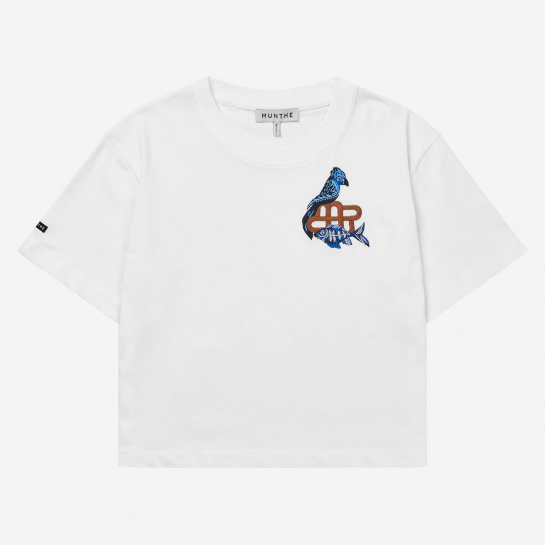 Munthe | T-shirt | Nuri, white