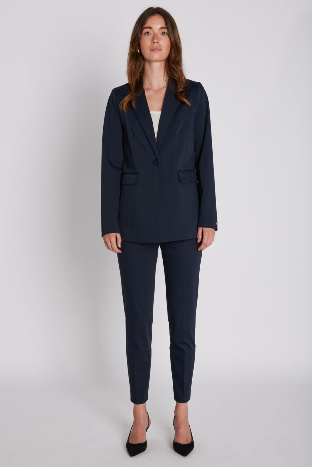 PBO Jubilee Beck Pants i Midnight – produktbillede forfra