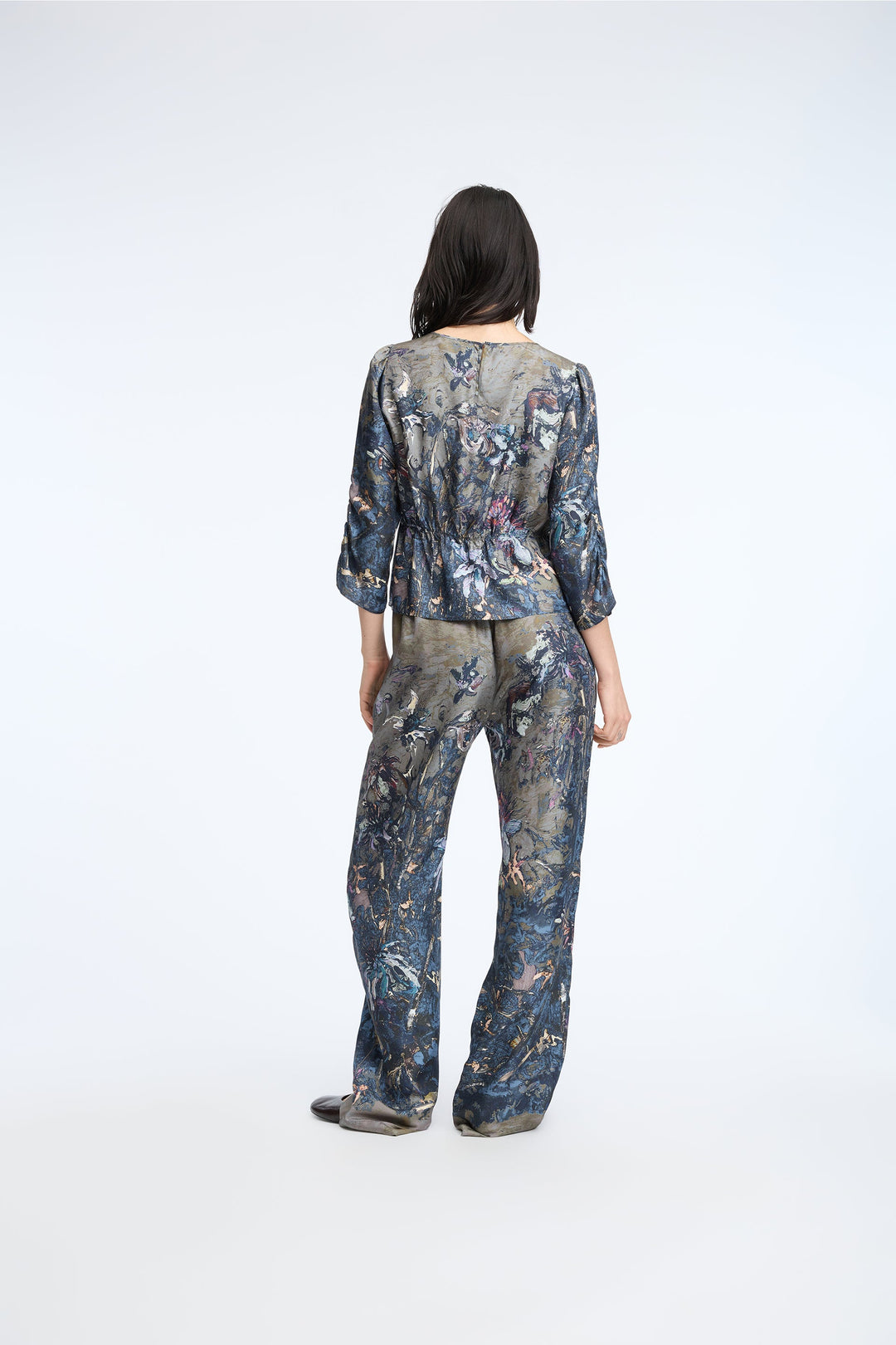 Munthe Virago bluse i print natur – alternativ visning 4