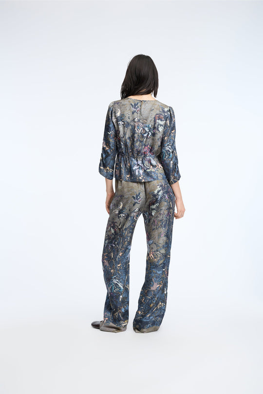 Munthe Virago bluse i print natur – alternativ visning 4