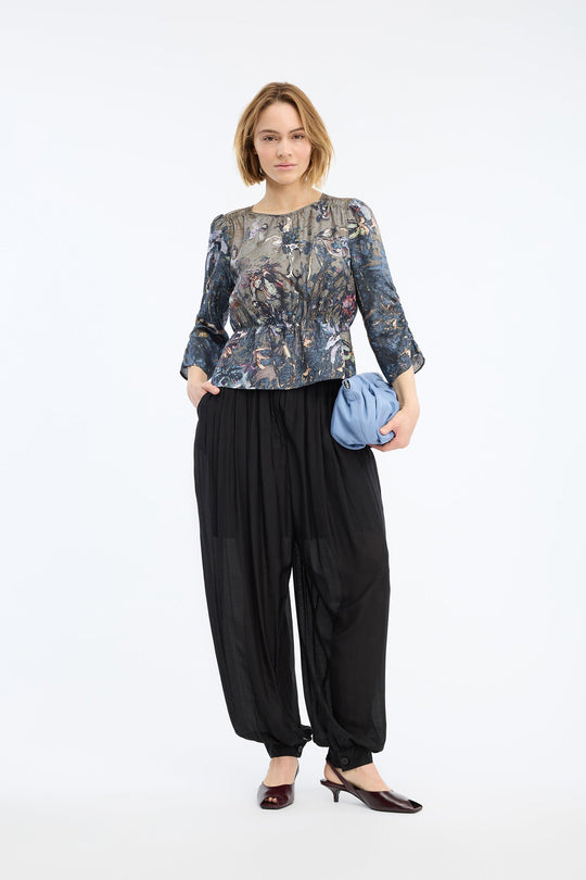 Munthe Virago bluse i print natur – alternativ visning 6