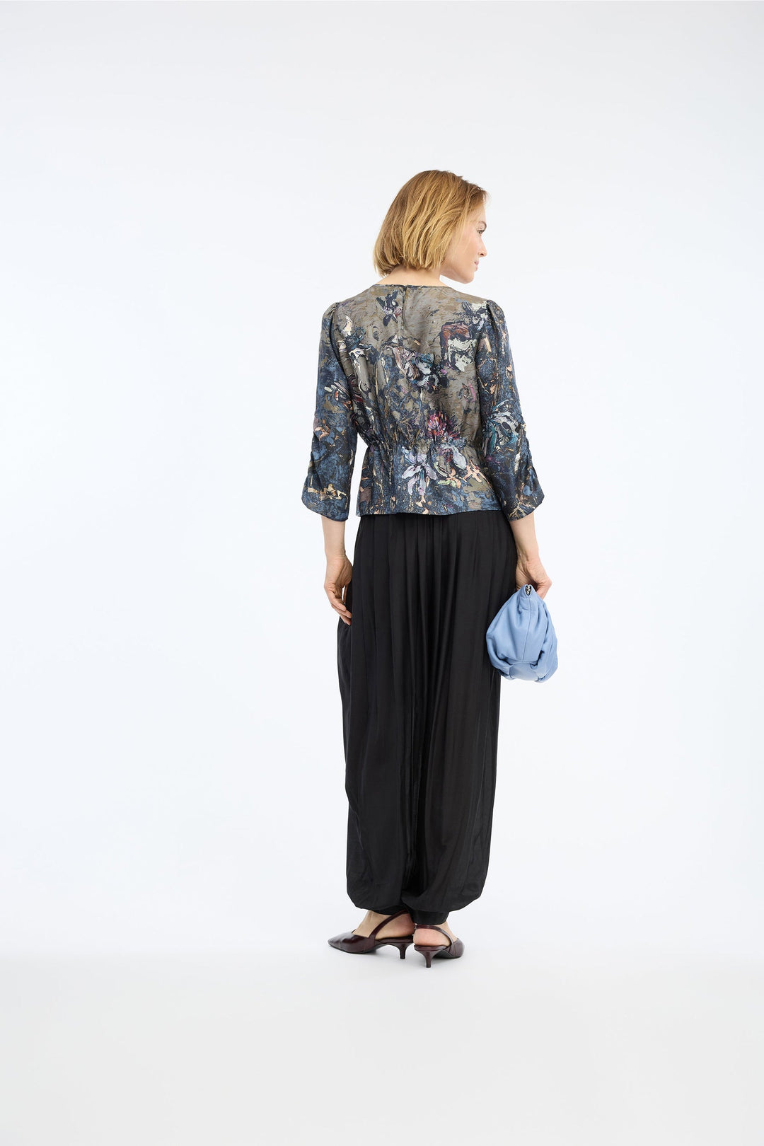 Munthe Virago bluse i print natur – alternativ visning 9