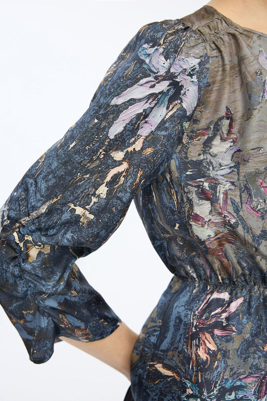 Munthe Virago bluse i print natur – alternativ visning 8