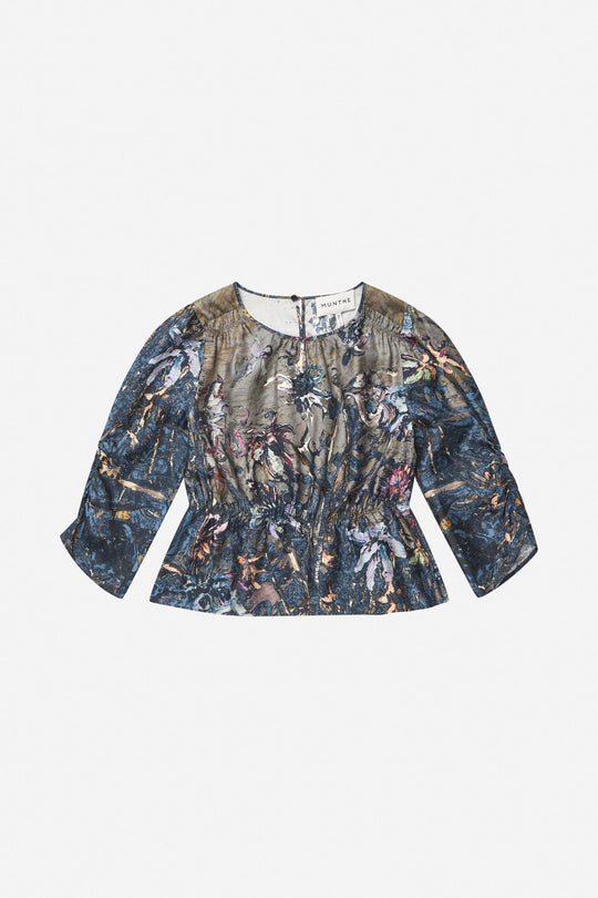 Munthe Virago bluse i print natur – alternativ visning 10