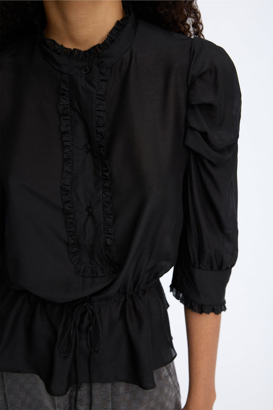 Munthe Vastu bluse i black – alternativ visning 4