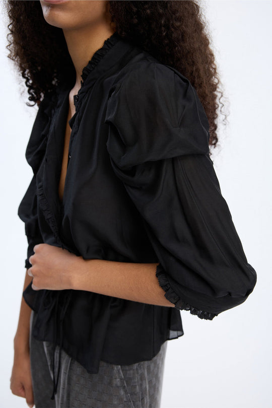 Munthe Vastu bluse i black