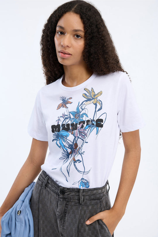 Munthe Vuranus t-shirt i white