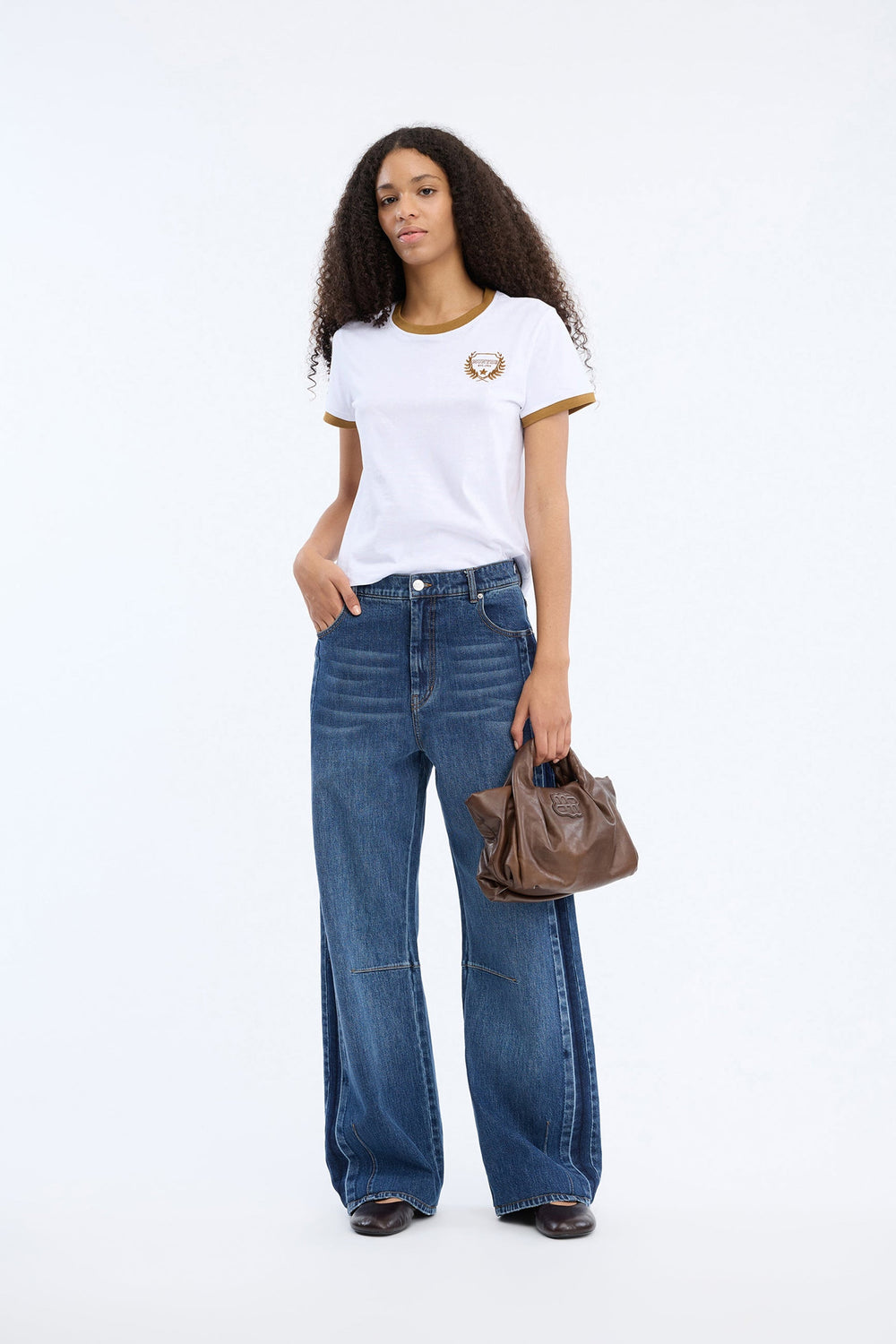 Munthe Vagary t-shirt i white
