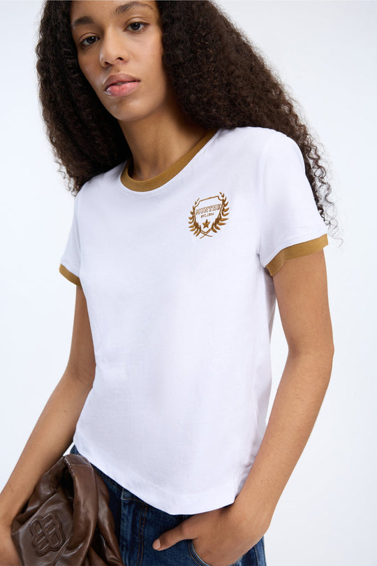 Munthe Vagary t-shirt i white