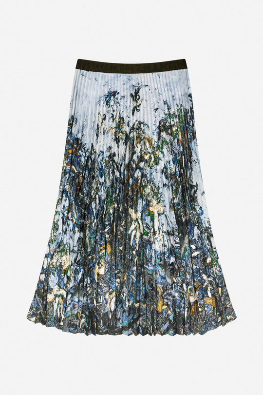 Munthe Charming nederdel i print grey – alternativ visning 5