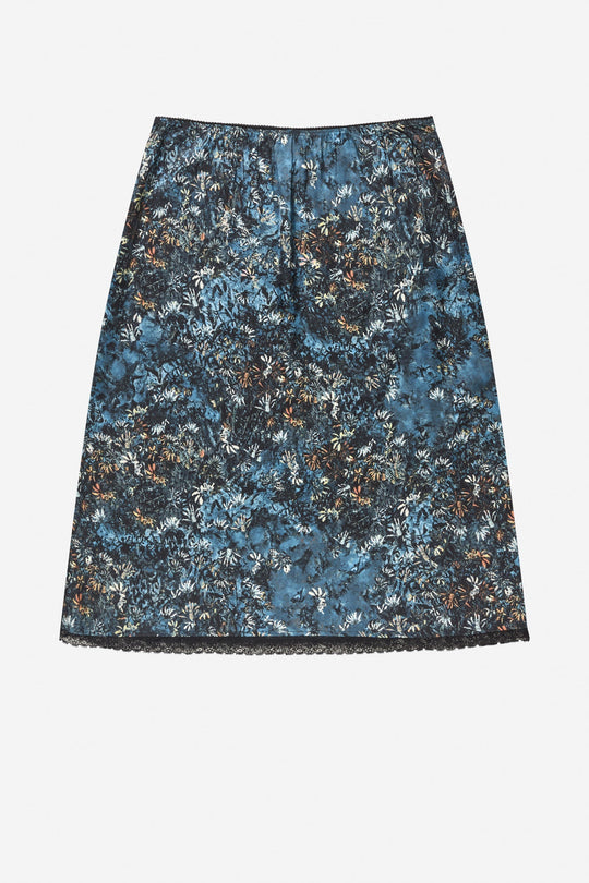 Munthe | Nederdel | Vaia, print blue
