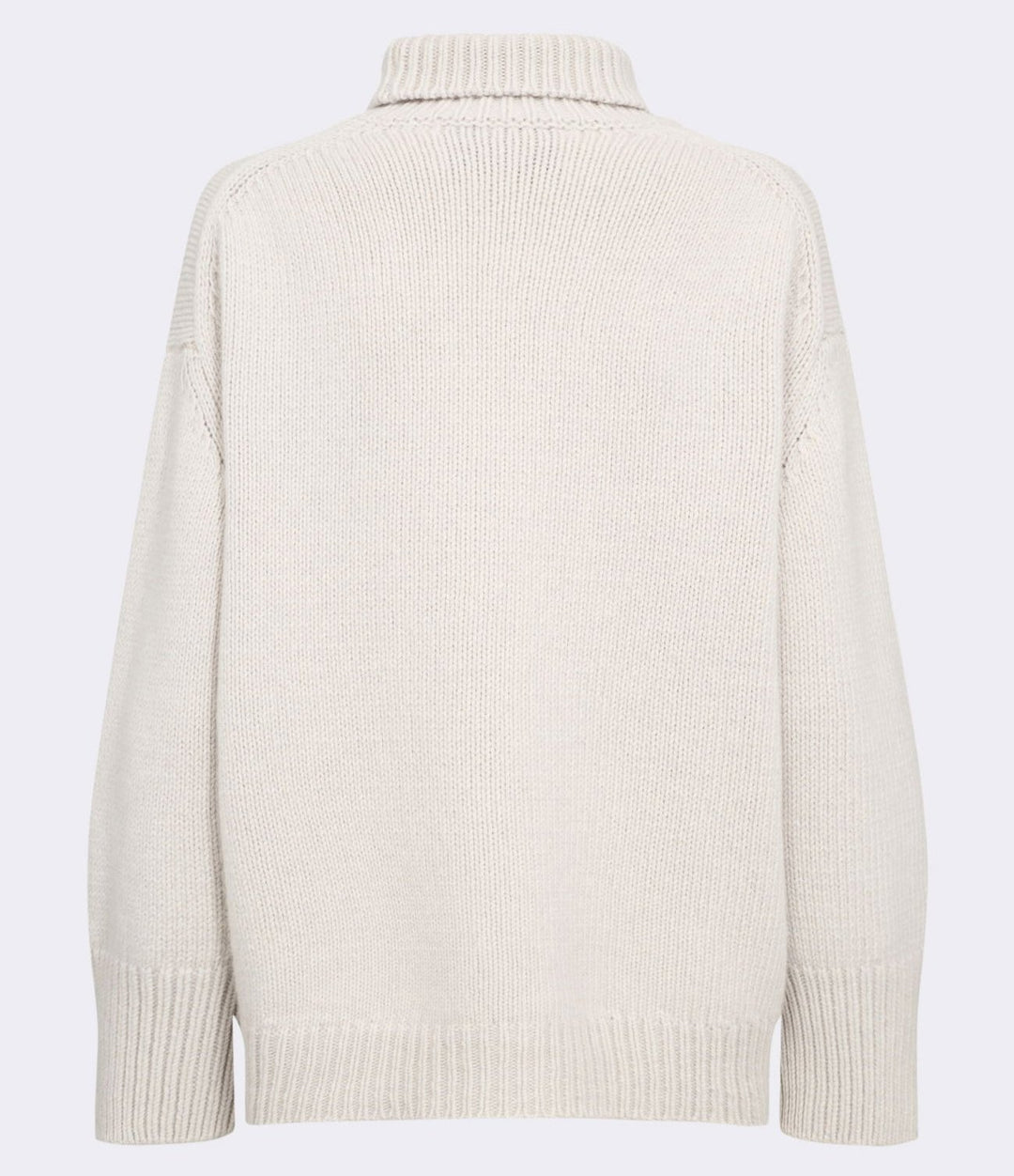 Leveté Room LR-Perle 3 Sweater med høj hals i creme - Merinould og cashmere