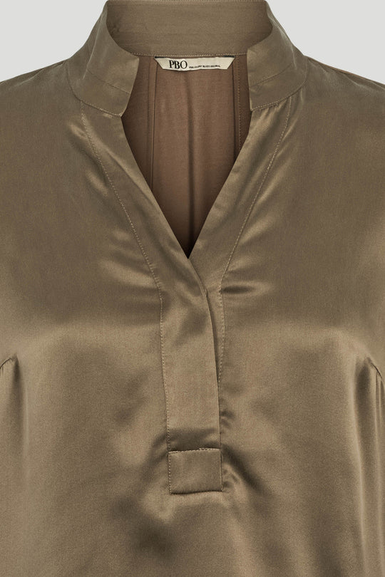 PBO Timbia bluse i chocolate chip