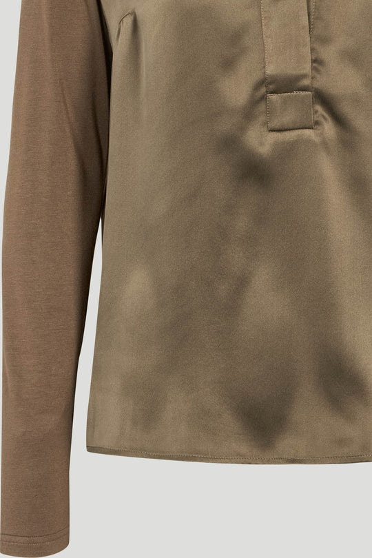 PBO Timbia bluse i chocolate chip