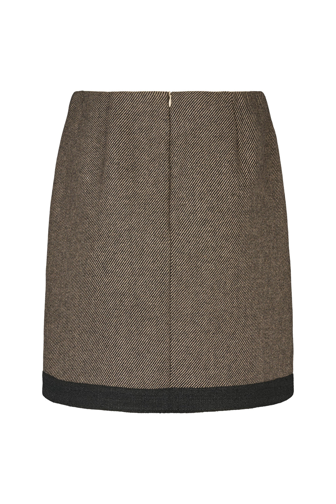 PBO Marmonti nederdel i black beige