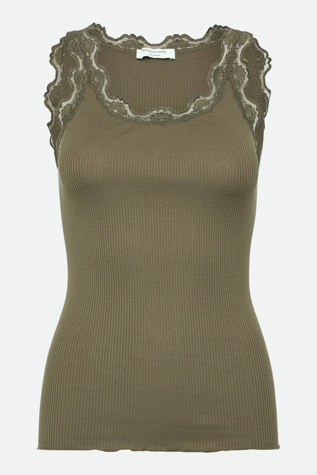Rosemunde Babette silketop i kalamata – front