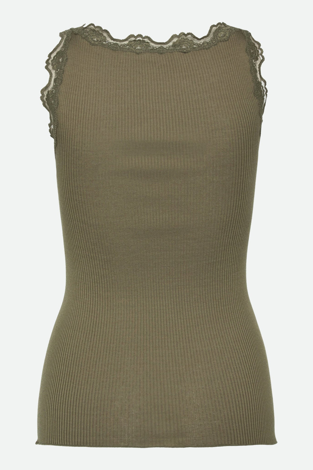 Rosemunde Babette silketop i kalamata – bagfra