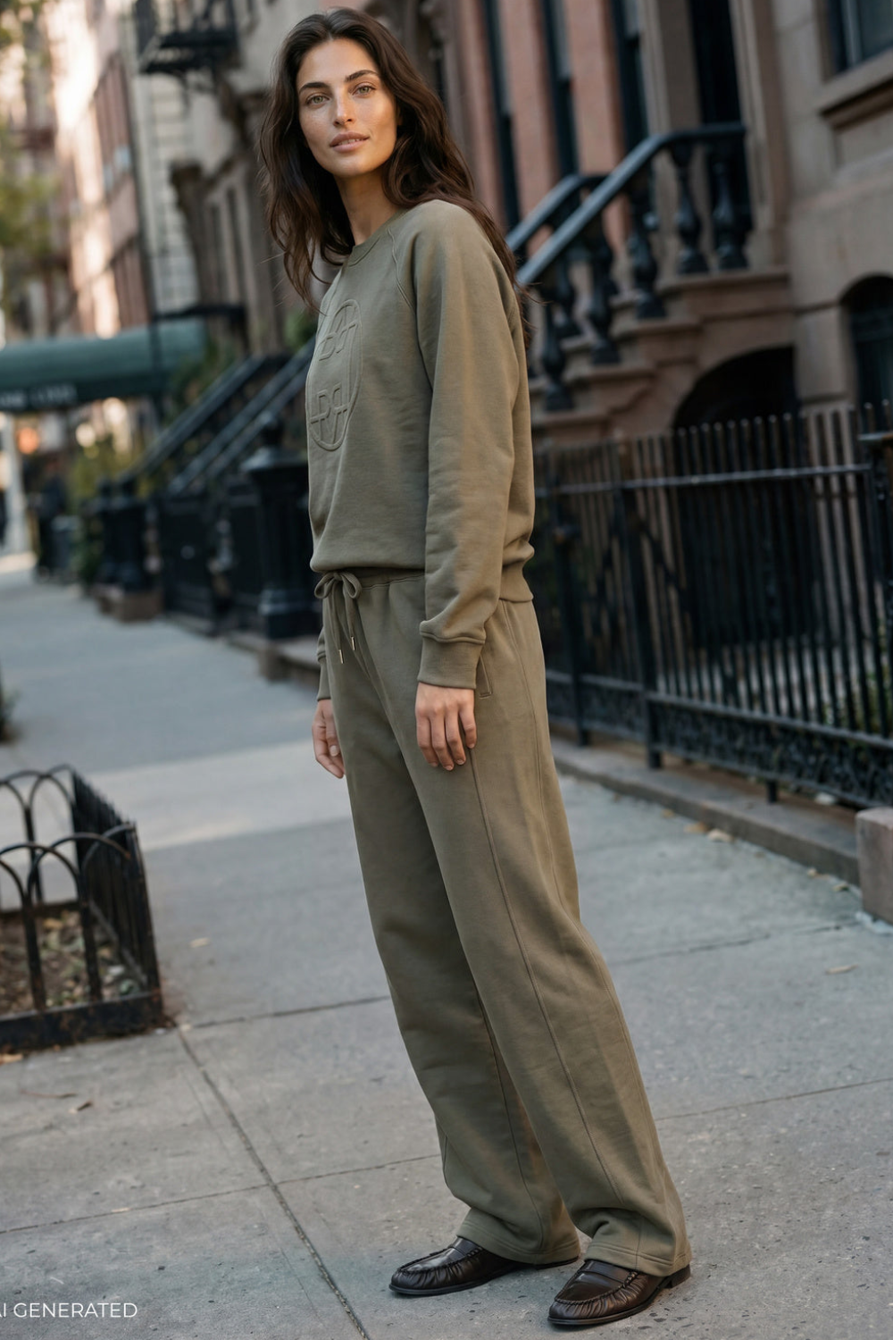 Leveté Room LR-Nuka 15 sweatpants i Kalamata – model