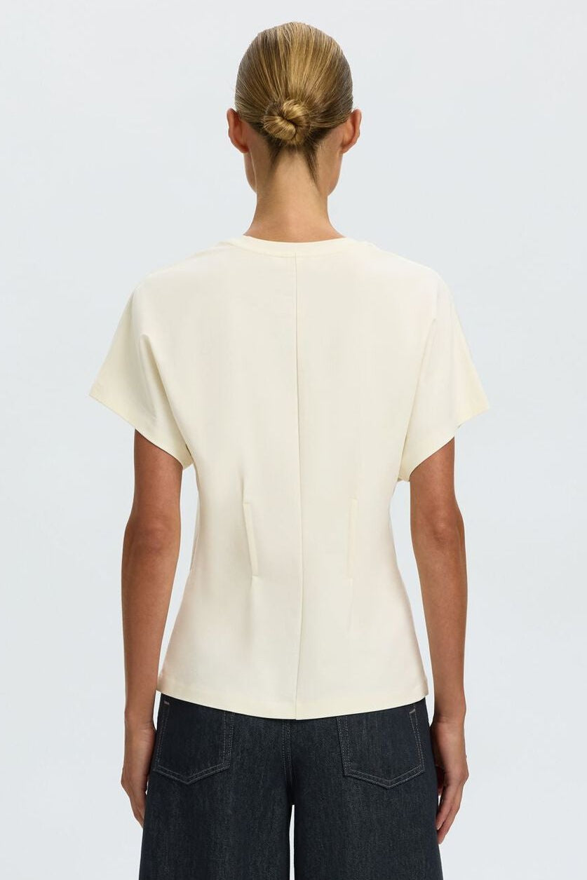 Selected Femme Wera T-shirt i egret