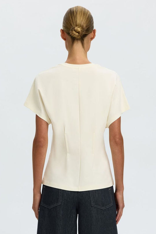 Selected Femme Wera T-shirt i egret