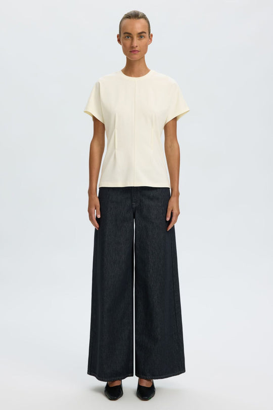 Selected Femme Wera T-shirt i egret