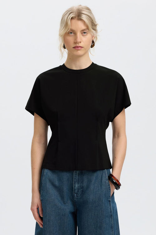 Selected Femme | T-shirt | Wera SS, black