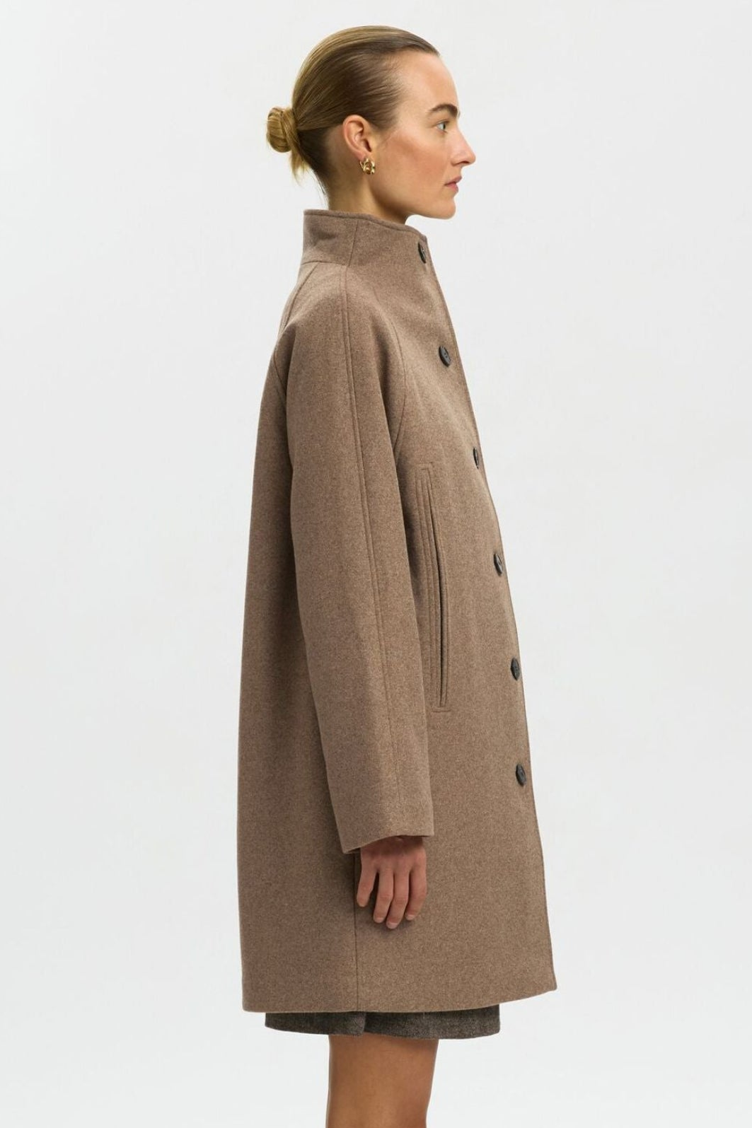 Selected Femme Vinni frakke i fallen rock