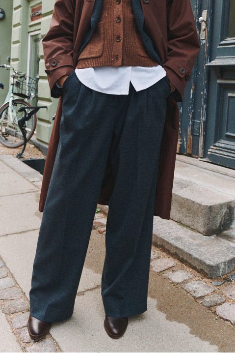 Basic Apparel Marjo Pants blackened pearl/black