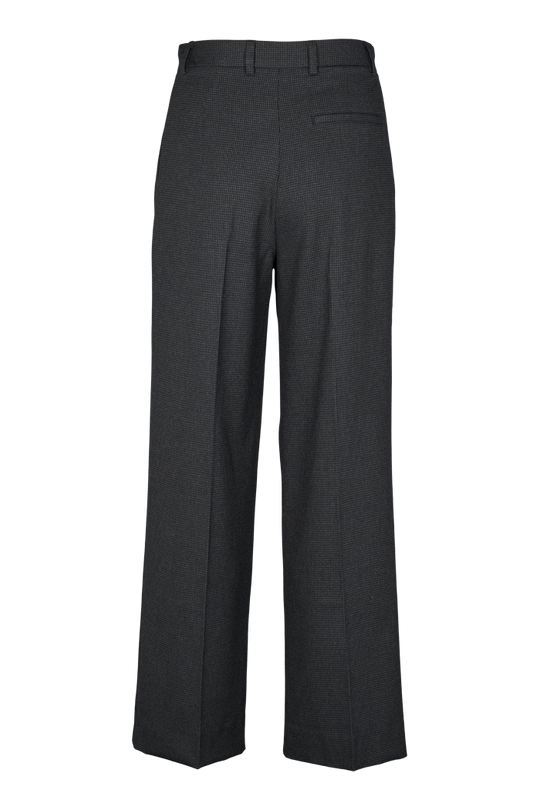 Basic Apparel Marjo Pants blackened pearl/black – detalje af pasform