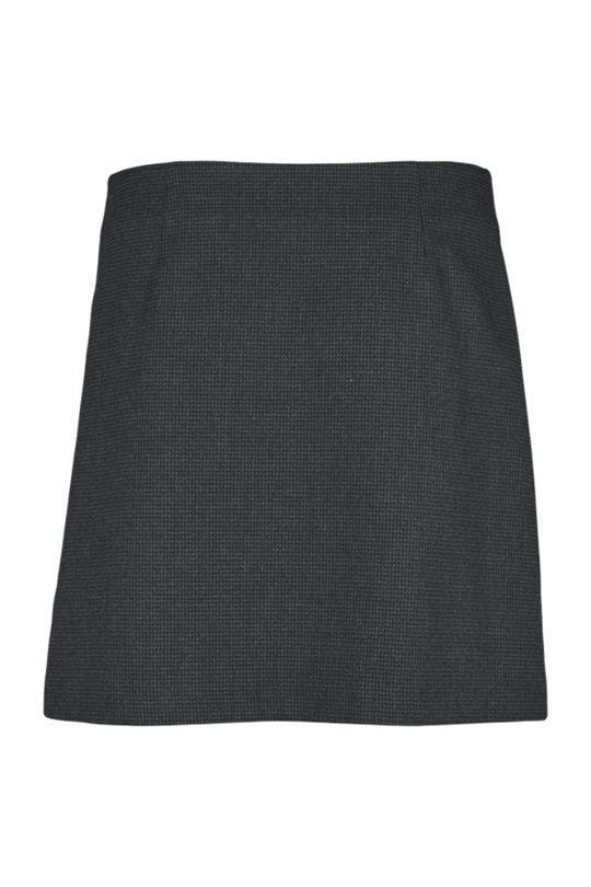 Basic Apparel Marjo Wrap Skirt blackened pearl/black – styling og silhuet