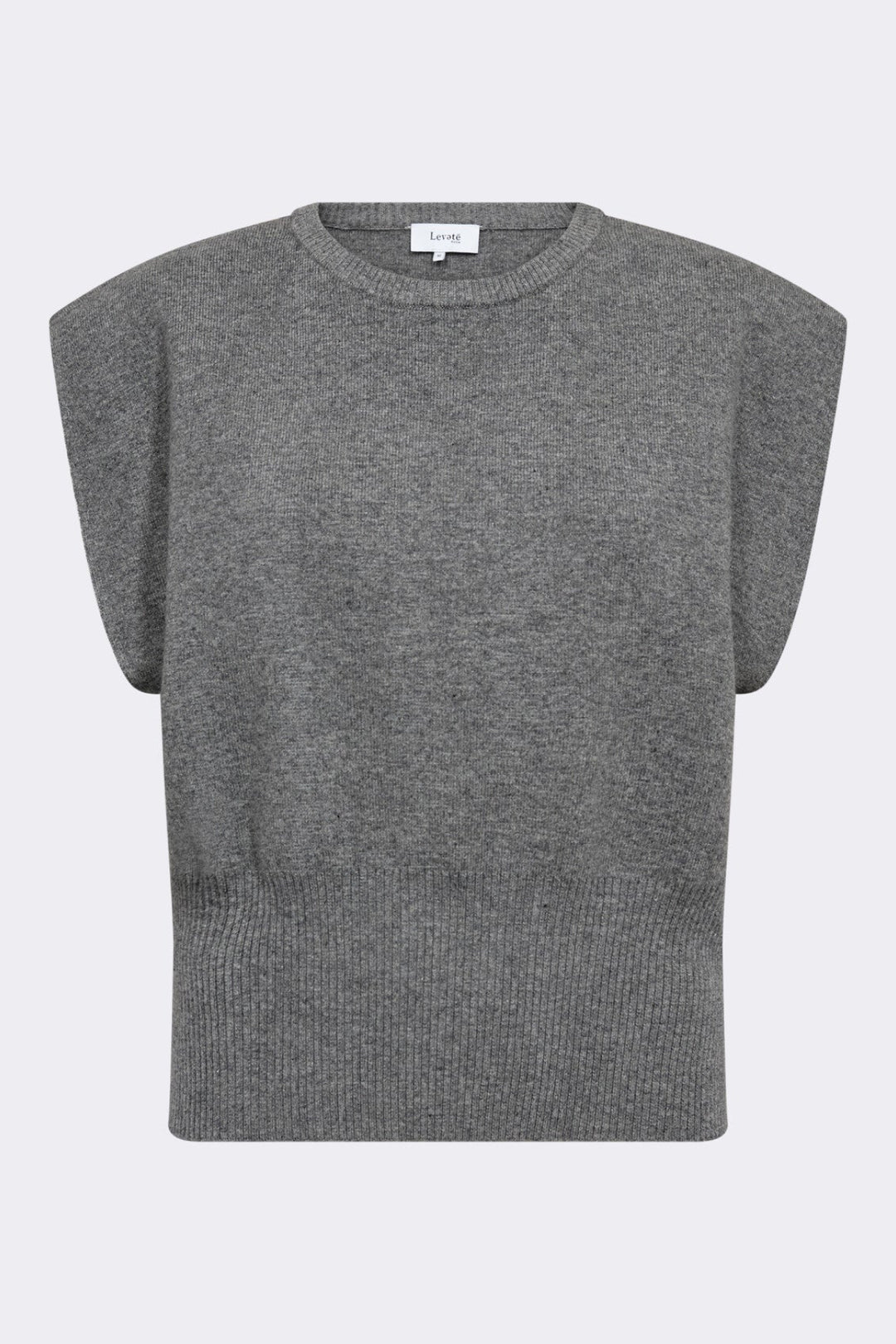 Leveté Room LR-Thilda 3 strikvest i mørkegrå – front