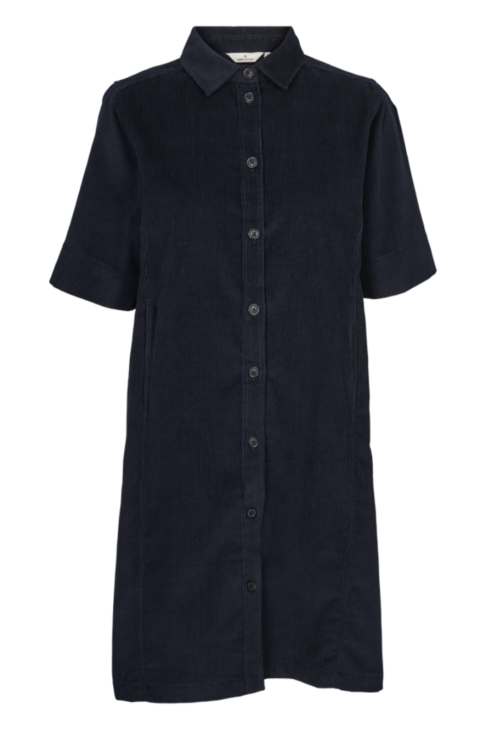 Basic Apparel Millu Dress india ink – produktbillede forfra