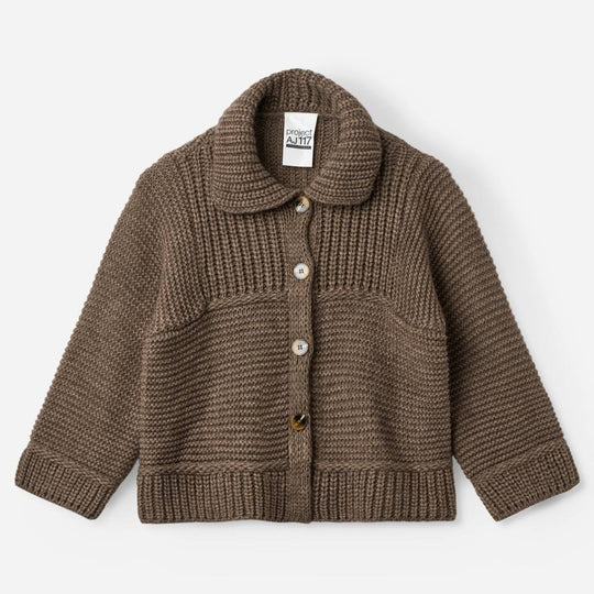 Project AJ117 Omega cardigan i soil