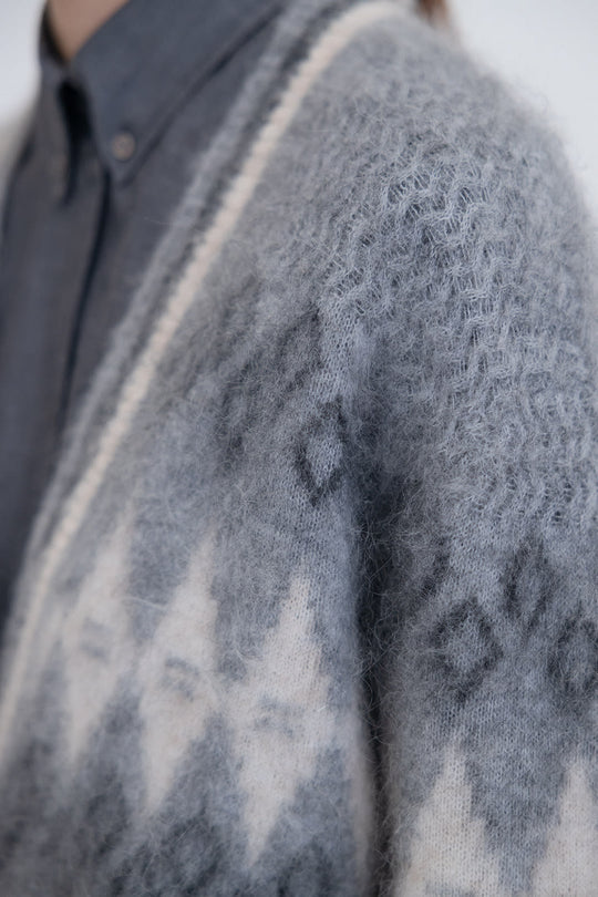 Project AJ117 Balwina cardigan i grå