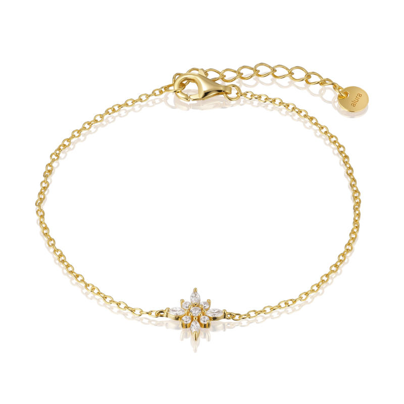 Alura Eclipse 07 armbånd i 18 karat guldbelagt 925 sterlingsølv med zirkoner