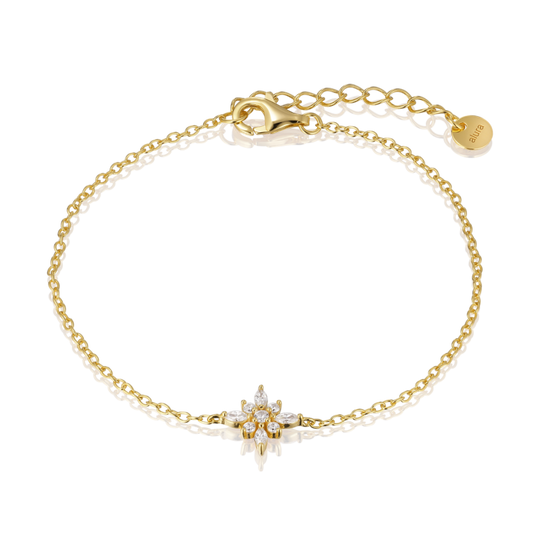 Alura Eclipse 07 armbånd i 18 karat guldbelagt 925 sterlingsølv med zirkoner