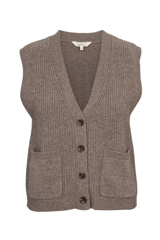 Basic Apparel Liz vest i portobella – styling og silhuet