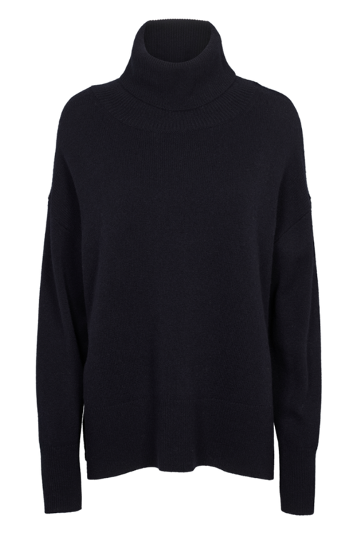Basic Apparel | Sweater | Liz T-neck, navy