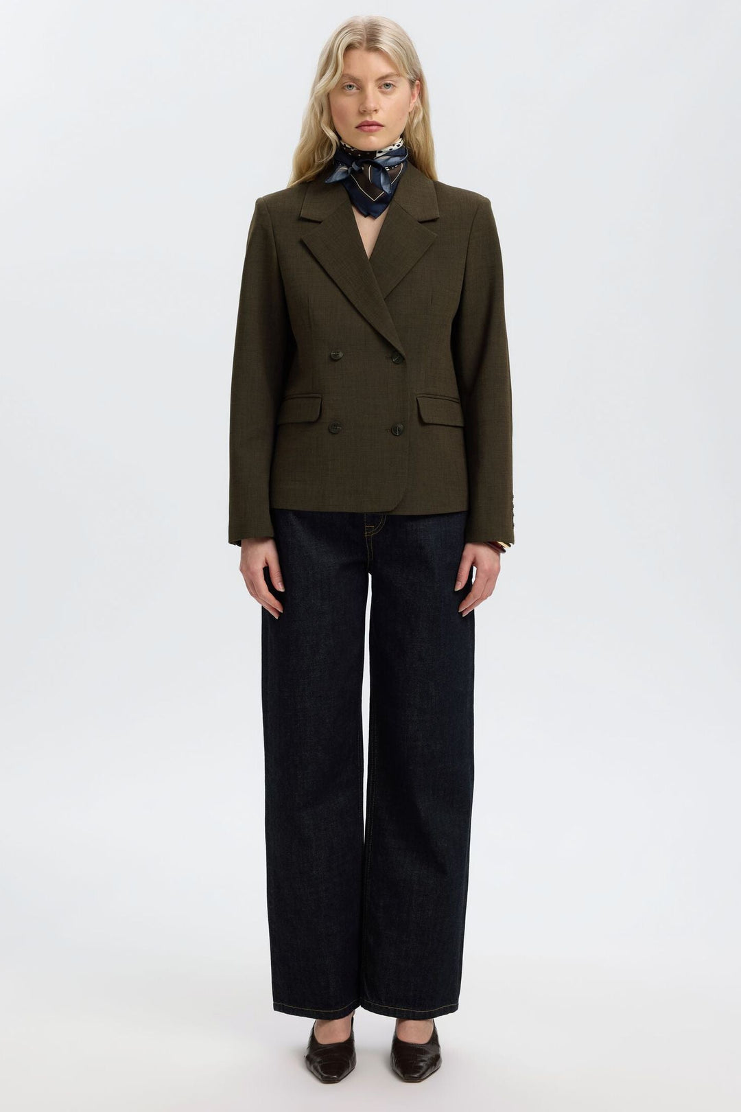 Selected Femme Signe blazer i Delicioso – bagfra