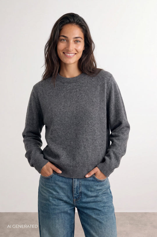 Leveté Room Eloise 2 pullover i mørkegrå