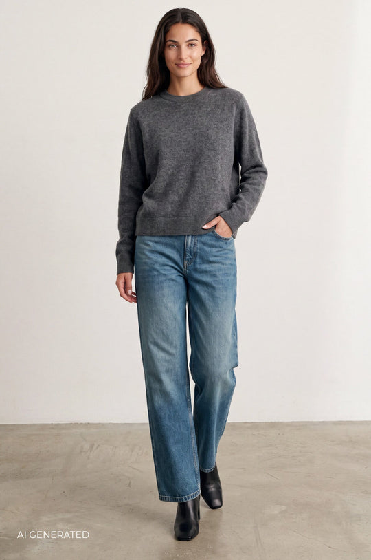 Leveté Room Eloise 2 pullover i mørkegrå