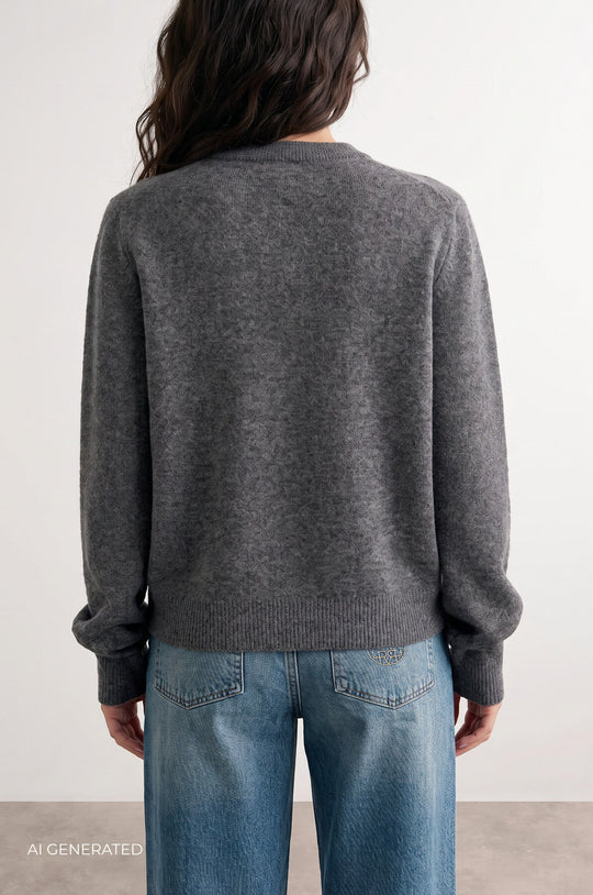 Leveté Room Eloise 2 pullover i mørkegrå