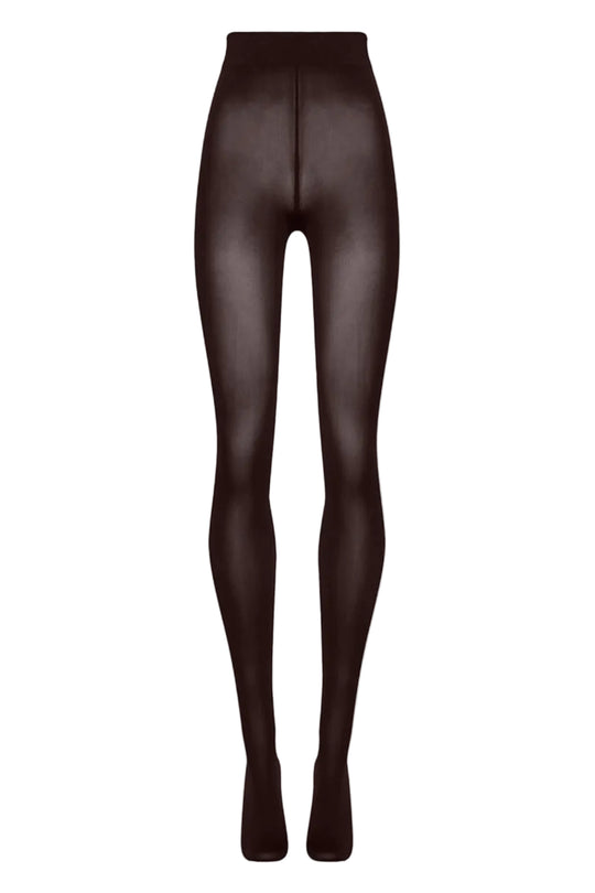 Wolford Velvet de Luxe 66 strømpebukser set bagfra